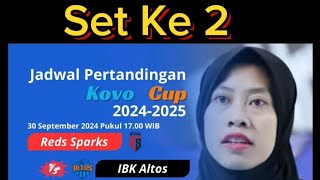 Set ke 2 Reds Sparks VS IBK ALTOS 2024 [upl. by Ruthi]