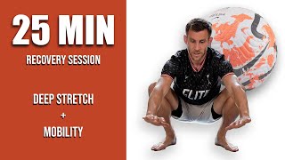 Pro Footballers Full Lower Body Yoga Routine  25 Minute Deep Stretch and Mobility [upl. by Latsyrc678]