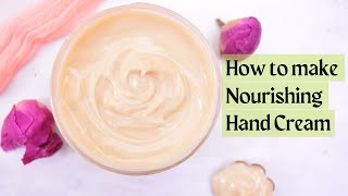 DIY Nourishing Hand Cream To Repair Cracked amp Dry Hands  DIY Hand Cream Recipe  Get Soft Hands [upl. by Koball]