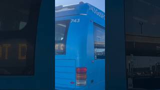 Go SFO Shuttle 2019 Proterra Catalyst BE40 743 on SFO Route LOT D [upl. by Nork171]