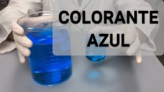 Cómo preparar colorante Azul en agua y cómo usarlo [upl. by Alford]