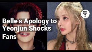 Kiss Life Belle Apologizes to TXTs Yeonjun Over Controversial TikTok Video [upl. by Ciri]