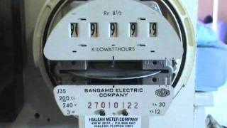 Sangamo Electric Co J3S meter [upl. by Christie388]