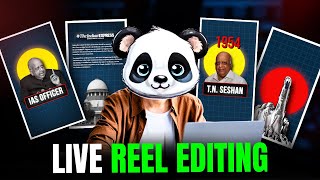 Live Reel Editing for My Client  Step by Step Viral Reels Editing  Premiere Pro Editing Tutorial [upl. by Ahsienal]