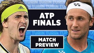 Zverev vs Ruud  ATP Finals 2024  Tennis Preview amp Prediction [upl. by Rennold]