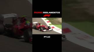 PEORES REGLAMENTOS F1  Pt10 💥 httpsamznto3q5mC8j formula1 automovilismo f1shorts gpf1 [upl. by Beverie63]