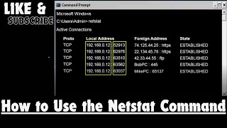 How to Use the Netstat Command [upl. by Ondrea770]