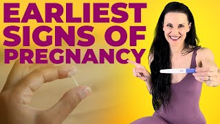 Earliest Signs Of Pregnancy that you didnt know about Pregnancy Symptoms BEFORE MISSED PERIOD [upl. by Goda863]