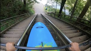 53 Stair Step Kayak Seal Launch in Jackson Gnarvana [upl. by Dearman]