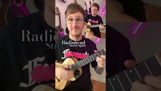 Radiohead  Street Spirit tenor and baritone ukulele duet [upl. by Yesrej]