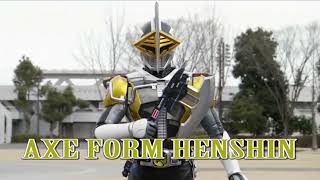 Kamen Rider DenO Ax Form Henshin Sound [upl. by Sirtimed]