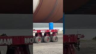 Transporting wind turbine monopile part 2 [upl. by Ardell]