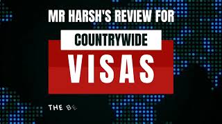 MR HARSHS REVIEW FOR COUNTRYWIDE VISAS  COUNTRYWIDE VISAS REVIEWS  CANADA PR VISA REVIEW [upl. by Athalla801]