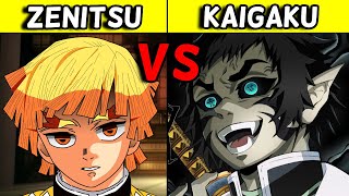 Zenitsu VS Kaigaku Fight Summery  Infinity Castle Arc [upl. by Reggi]