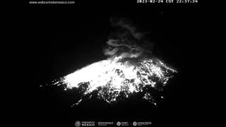 Popocatepetl Volcano  February 24 2023  Explosive Eruption [upl. by Cordelia324]