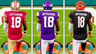 I Put Justin Jefferson on EVERY NFL Team [upl. by Edd]