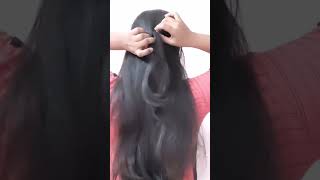 Very Easy Back Open Viral Hairstyle✨shortvideo viralvideo hairstyle viralhairtutorial longhair [upl. by Fayre]