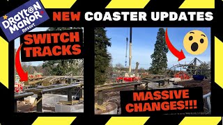 Drayton Manor NEW ROLLER COASTER Construction Update 6  January 2024 [upl. by Adnaw528]