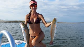 FISHING Cedar Key for TROUT amp REDS [upl. by Krucik]