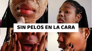 COMO ELIMINAR EL VELLO FACIAL SIN DOLOR SOLO 2 INGREDIENTES [upl. by Sale917]