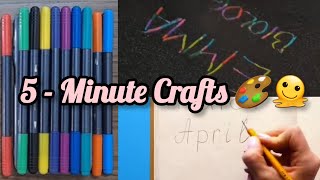 Testing viral 5minute Craft Hacks  Art Hacks  trending viral hacks 5MinuteCraft [upl. by Idden]