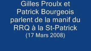 Gilles Proulx et Patrick Bourgeois RRQStPatrick [upl. by Joed]