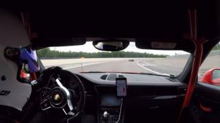 Manthey racing 991 gt3 rs vs Caterham Cosworth 300HP Dijon [upl. by Beera99]