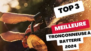 Meilleure Tronçonneuse à Batterie 2024 [upl. by Winthorpe]