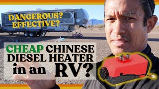 Chinese Diesel Heater Installed in an RV  Fulltime RV Family Review \\ [upl. by Baoj]