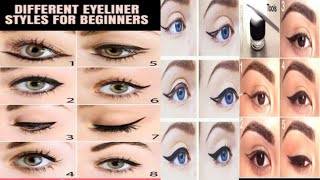 Eyeliner tutorial for beginners eyeliner lagane ka tarika  stepbystep  eyeliner design 2023 [upl. by Prichard522]