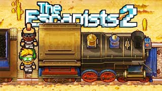 Escaping the Wild West Prison Train  The Escapists 2 Gameplay [upl. by Hansen]