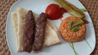 Evde gerçeğini aratmayan urfa kebap yapimi [upl. by Kcirddet]