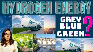 What is Hydrogen Energy Explained  Green Blue Grey Hydrogen Explained  EduWorld  Neha Bhatt [upl. by Roumell985]