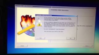 How to Restore a Toshiba SatelliteWindows 7 64bit part 1 [upl. by Suckram491]