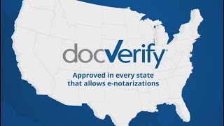 DocVerify Electronic Notary and Remote Online Notary Platform [upl. by Acimad304]