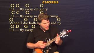 Ill Fly Away Gospel Mandolin Cover Lesson with ChordsLyrics [upl. by Lucrece]