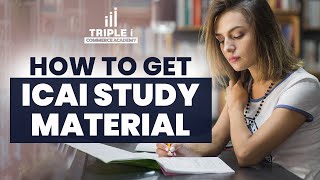 How to get ICAI study material  Online Material Order  Triple i [upl. by Elay720]