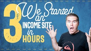 Building a new Income Site  Start to Finish [upl. by Small]