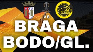 BRAGA VS BODOGLIMT  EM DIRETO   LIGA EUROPA [upl. by Eladroc]