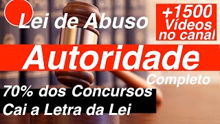 Lei de Abuso de Autoridade Completa [upl. by Ellives]