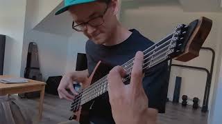 KNOWER Meshuggah  Do Hot Girls Like Chords Bass Cover [upl. by Surbeck]