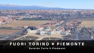 Outside Turin Piedmont  5 Residences of the Royal House of Savoy 🇮🇹 Aerial View  Google Earth [upl. by Cut]