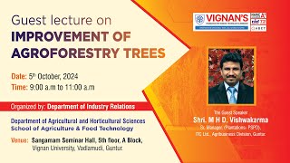 Guest lecture on Improvement of Agroforestry trees [upl. by Netnilc]