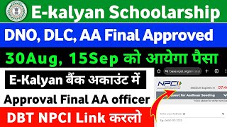 Ekalyan Paisa kab aayega 202324 Jharkhand  Approved by DNO DLC AA Final  ekalyan 2024 Jharkhand [upl. by Aienahs]