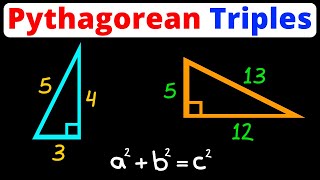 Pythagorean Triples  Scale Right Triangles  Geometry  Eat Pi [upl. by Egwan]