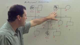 Autosomal Recessive Pedigree [upl. by Cavuoto]