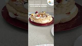 🥯Paris Brest repostería francesa short share shortsfeed shortsyoutube shortsviral [upl. by Elah290]