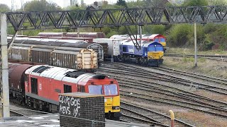 Bescot 2021 Serious freight trains railfreight railways [upl. by Laurin709]