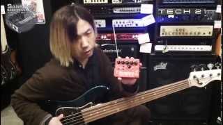 TECH21 SANSAMP BASS DRIVER DILB イケベ楽器 立崎さん デモ＆インタビュー [upl. by Aineval]