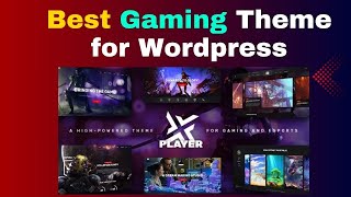 WordPress Gaming Website  best gaming theme for wordpress  Unlimited Gaming Template 2025 [upl. by Joo]